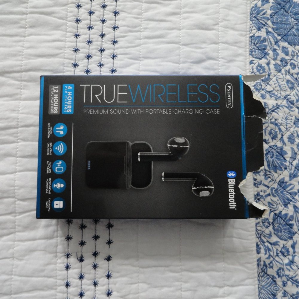 Sentry, BT960B, True Wireless, Ear Buds, used - like new